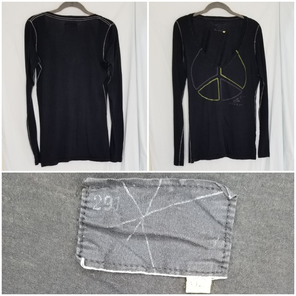291 Clothing Love Is the Goal LS V Neck Tee